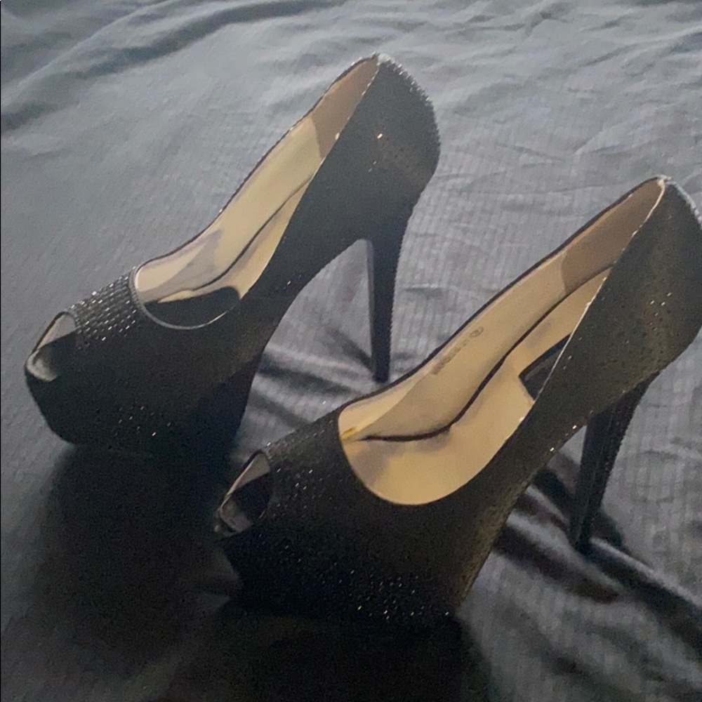 Platform Peeptoe Heel